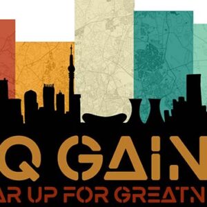 KQ Gains T-Shirt with Joburg Skyline Logo - Image 1